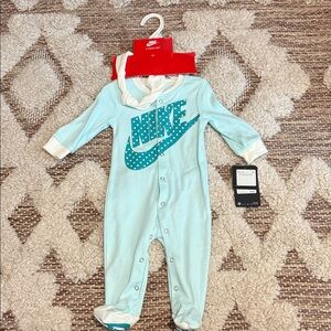Nike Kids Teal One Piece Footie